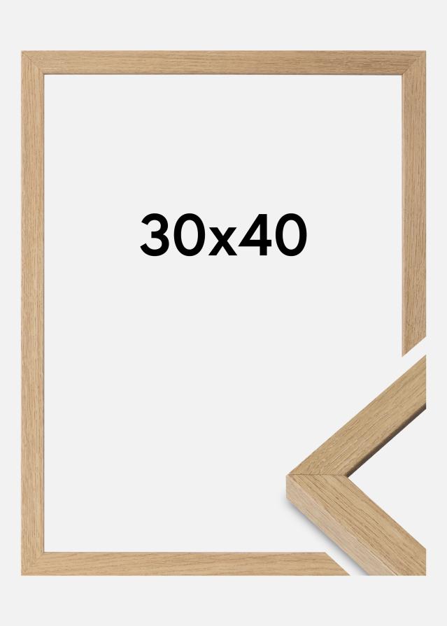 Raam Hermes Akruulklaas Natural Oak 30x40 cm
