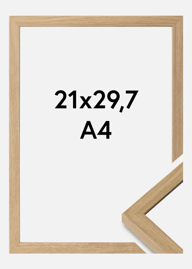 Raam Ares Akruulklaas Natural Oak 21x29,7 cm (A4)