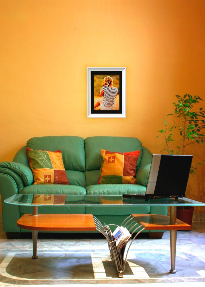 Raam Öjaren valge 70x100 cm - paspartuu muster 59,4x84 cm (A1)