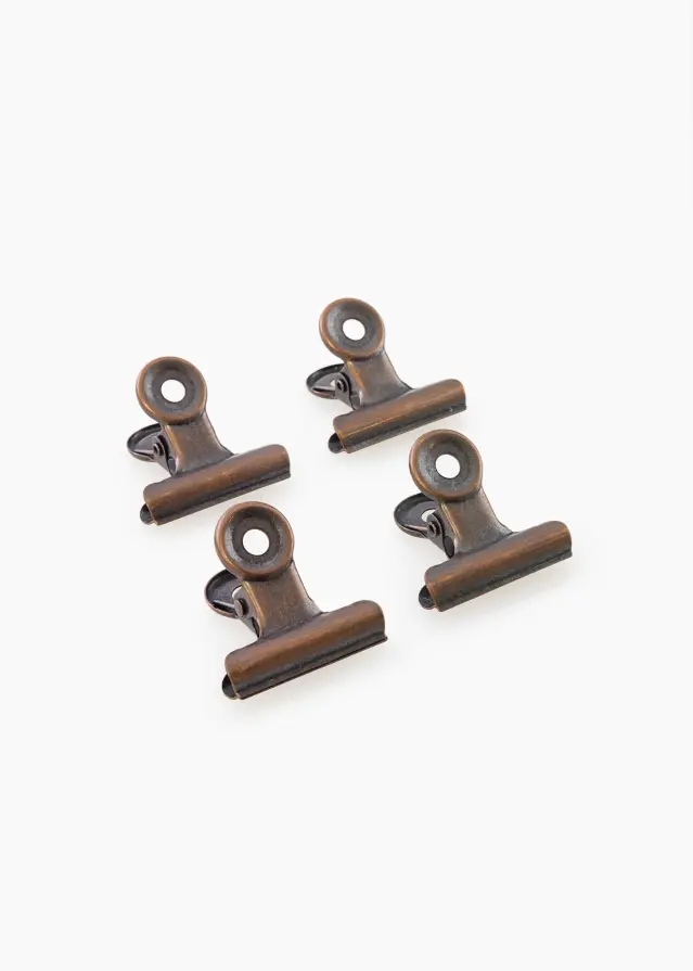 KAILA Plakat Clip retro Brass 30 mm - 4 pk
