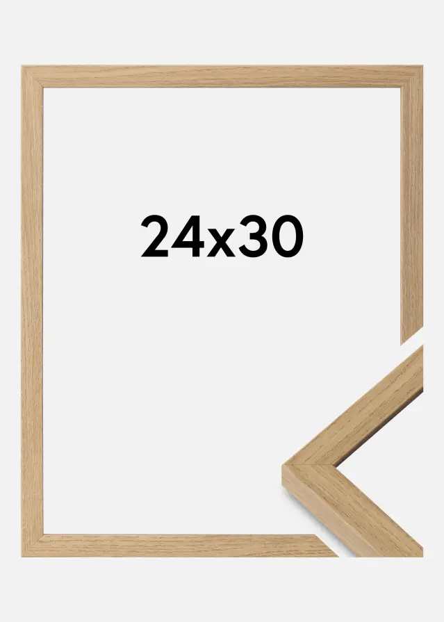 Raam Ares Akruulklaas Natural Oak 24x30 cm