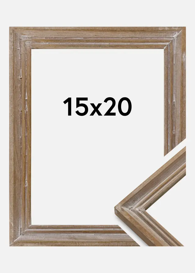 Raam vanaaegne Holz puu 15x20 cm