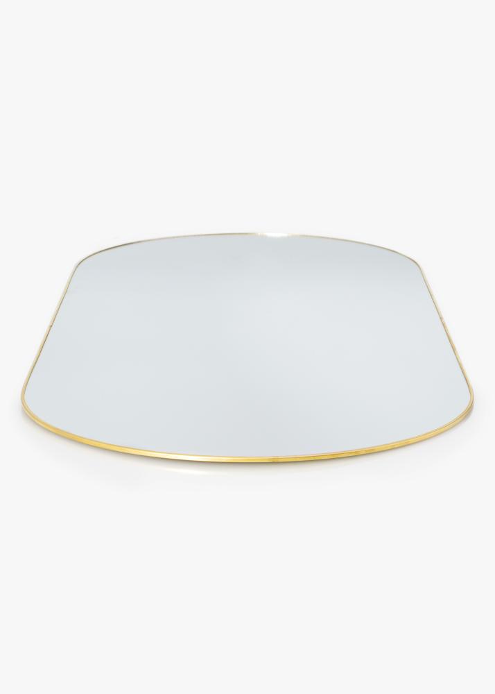 KAILA ummargune Mirror - Thin Brass 35x80 cm