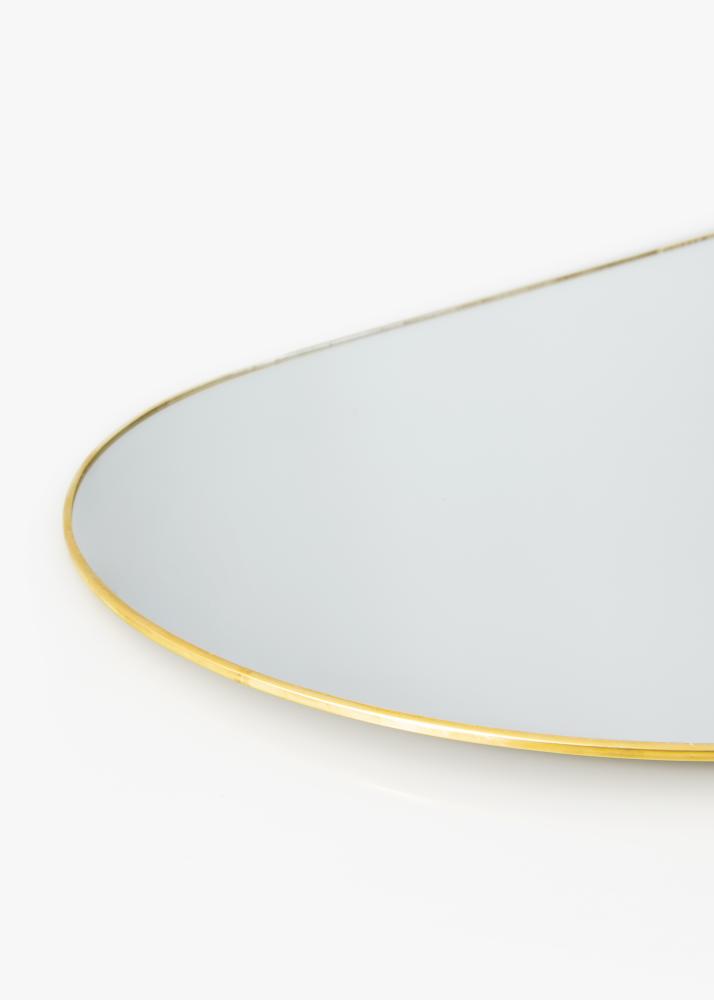 KAILA ummargune Mirror - Thin Brass 35x80 cm