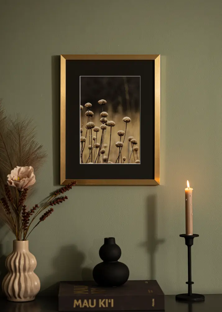 Raam Selection kuldne 50x70 cm - paspartuu muster 40x60 cm