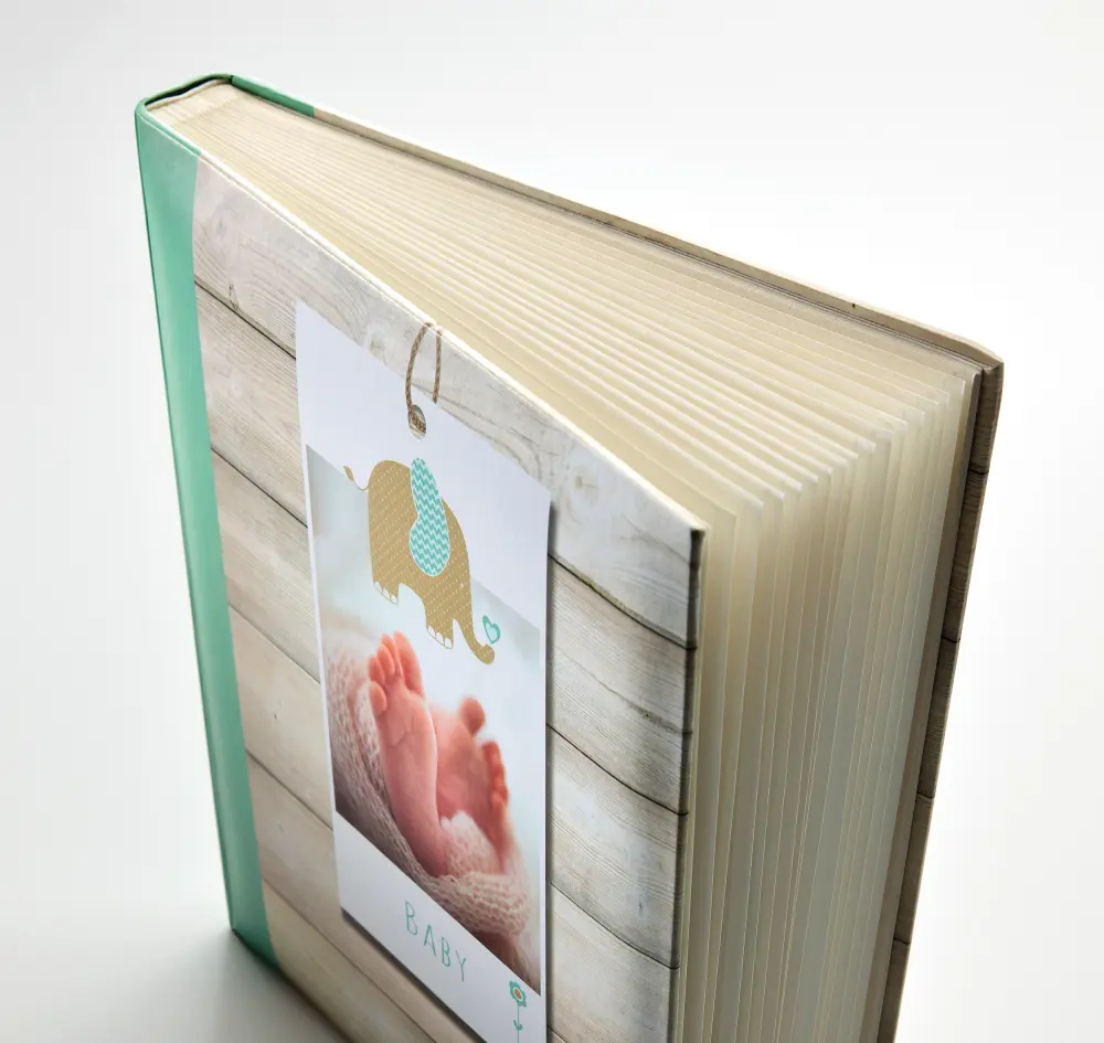 Welcome beebialbum roheline - 28x30,5 cm (50 valed lehekuljed / 25 lehte)