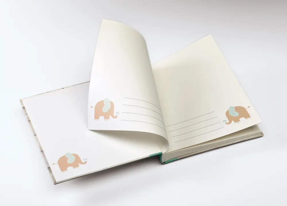 Welcome beebialbum roheline - 28x30,5 cm (50 valed lehekuljed / 25 lehte)