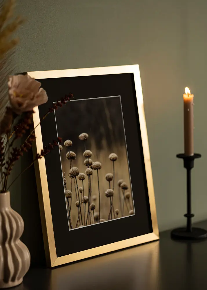 Raam Selection kuldne 50x70 cm - paspartuu muster 40x60 cm