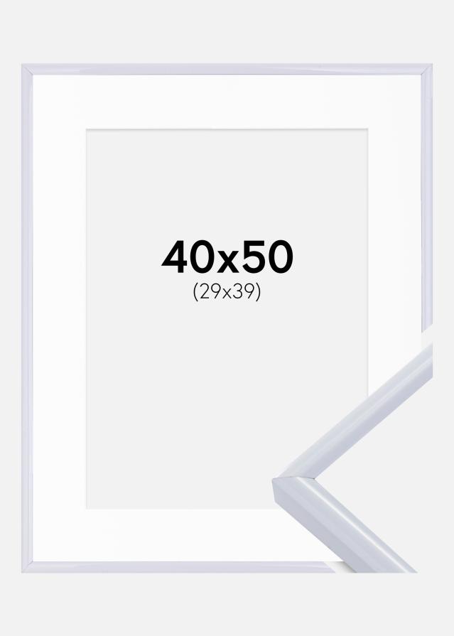 Raam Victoria valge 40x50 cm - paspartuu valge 30x40 cm