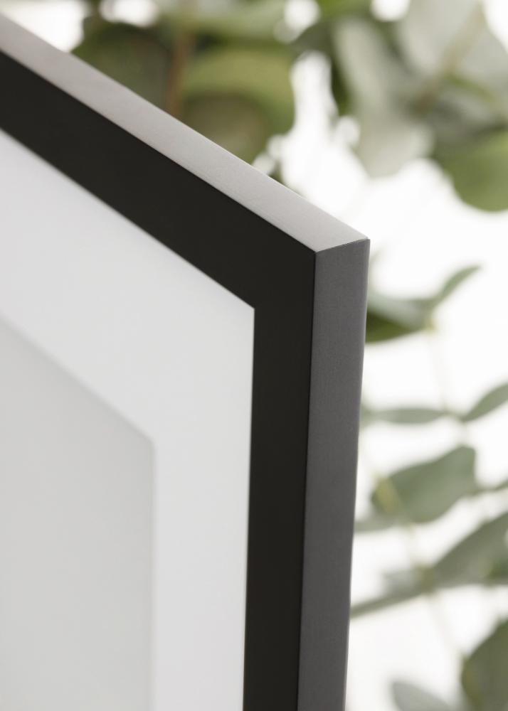 Raam Jämtland Akruulklaas Must 9x80 cm