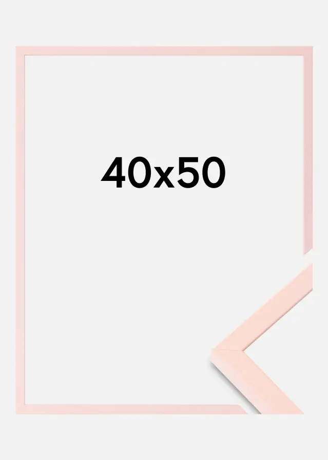 Colorful Akruulklaas roosa 40x50 cm