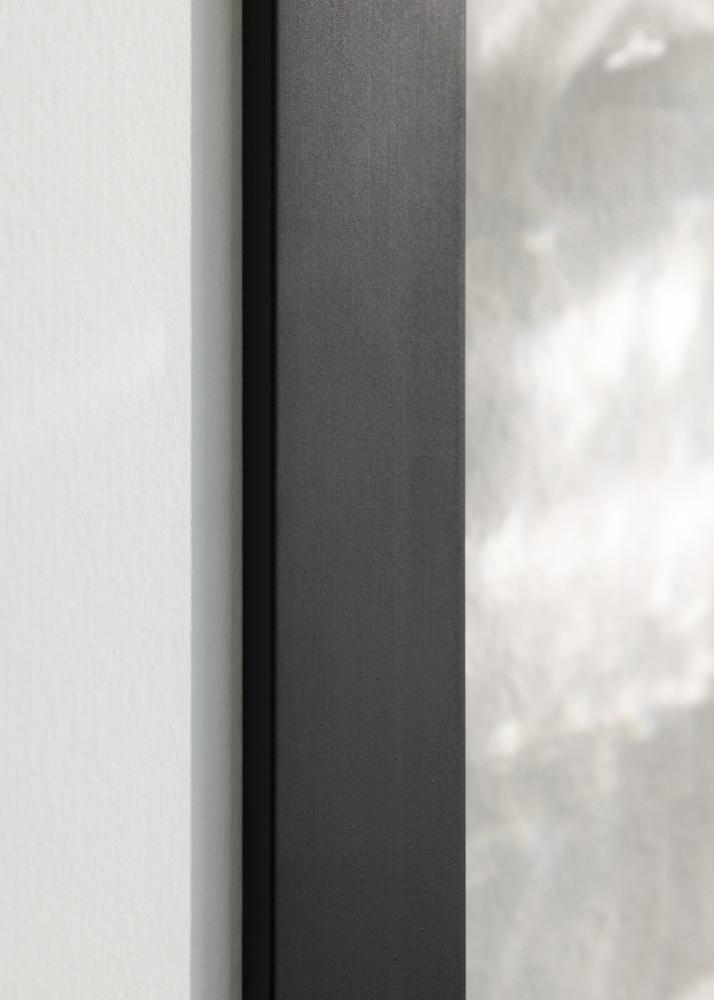 Raam Jämtland Akruulklaas Must 9x80 cm