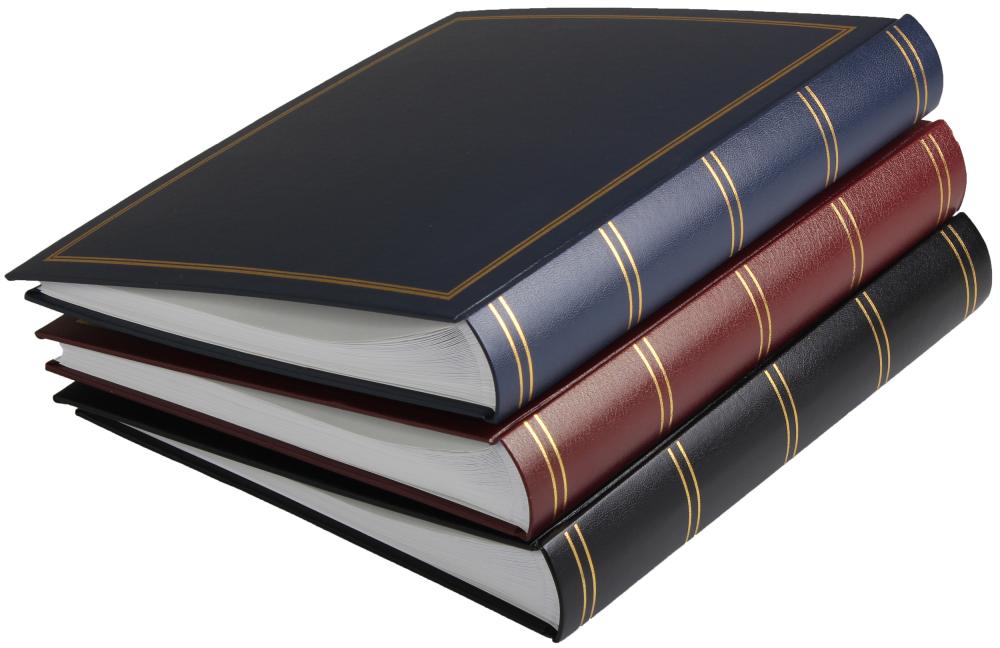 Deemant fotoalbum, must, 27,5x32 cm (100 valget lehekülge / 50 lehte)