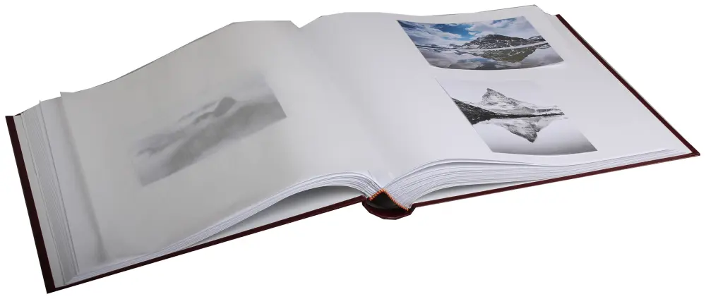 Deemant fotoalbum, must, 27,5x32 cm (100 valget lehekülge / 50 lehte)