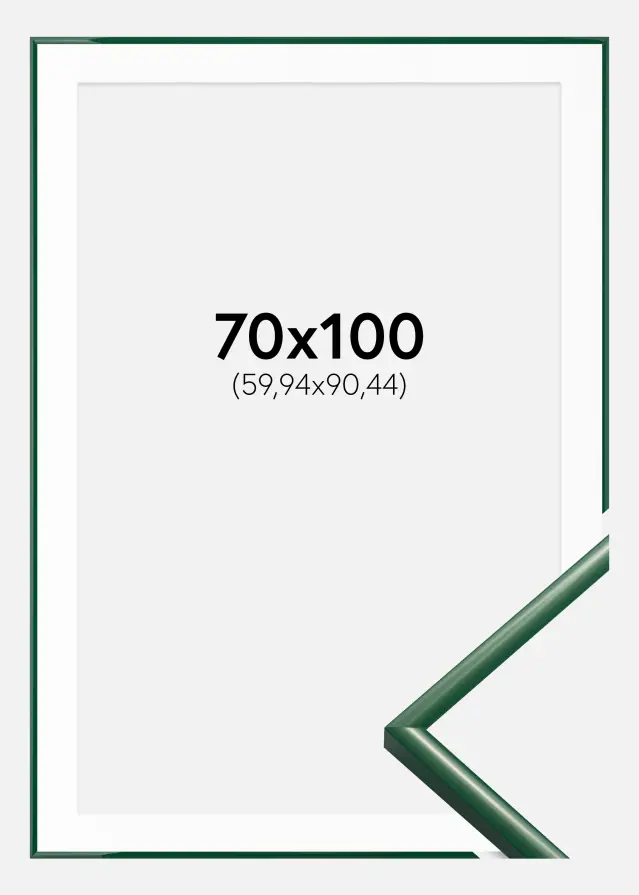 Raam New Lifestyle Moss Green 70x100 cm - paspartuu valge 24x36 inches