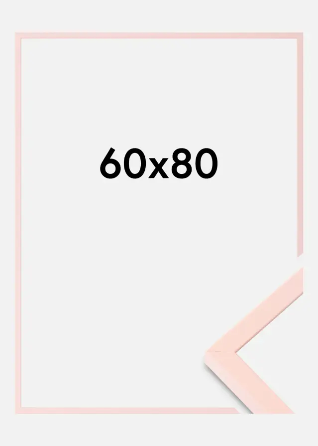 Colorful Akruulklaas roosa 60x80 cm