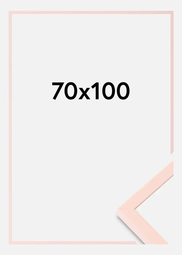 Colorful Akruulklaas roosa 70x100 cm