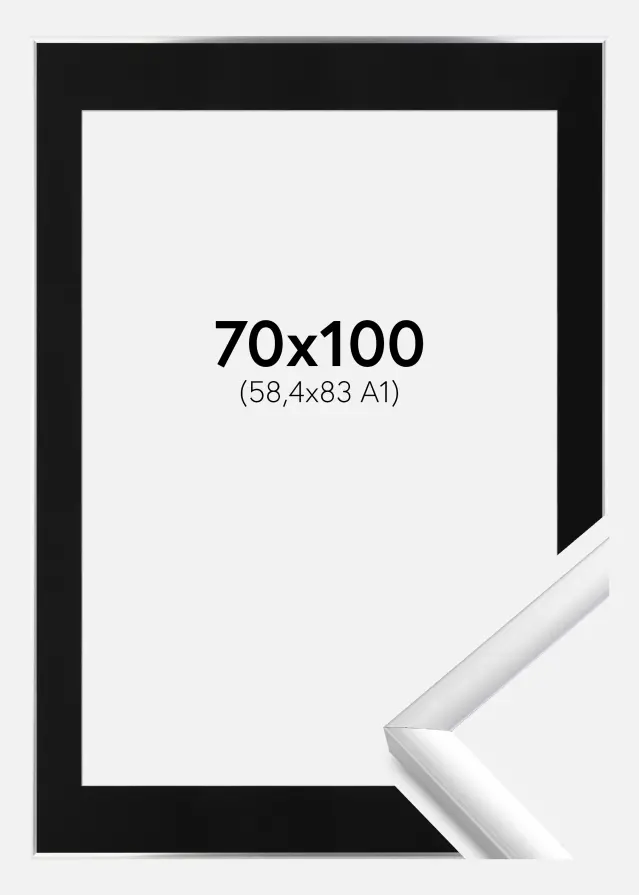 Raam New Lifestyle hobedane 70x100 cm - paspartuu muster 59,4x84 cm (A1)