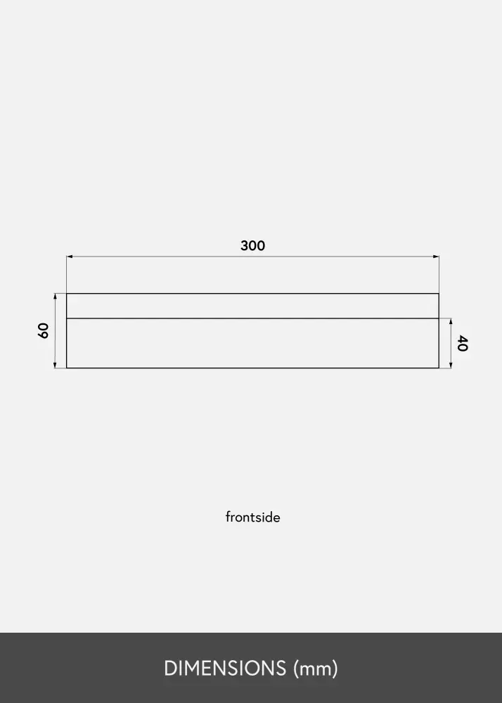KAILA Pildilaat Must 30 cm