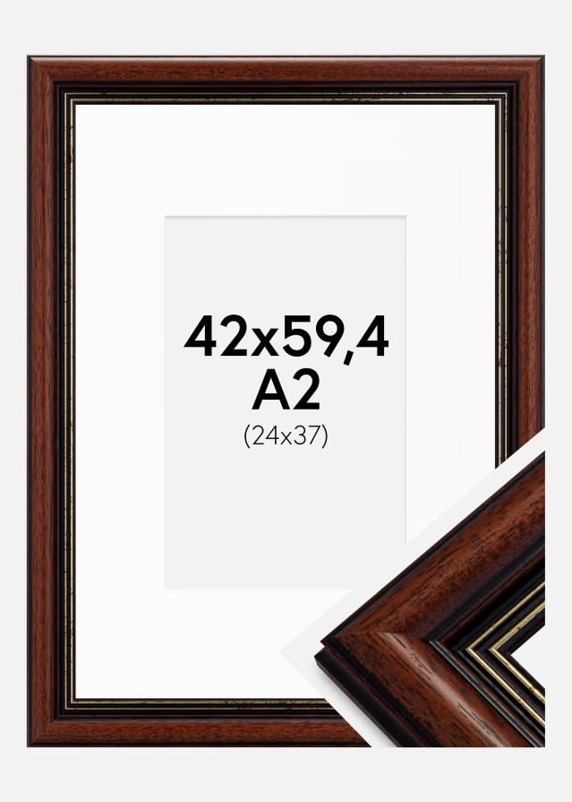 Raam Old retro 42x59,4 cm (A2) - paspartuu valge 25x38 cm