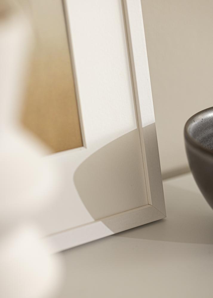 Raam Edsbyn Akruulklaas valge 9x11 cm