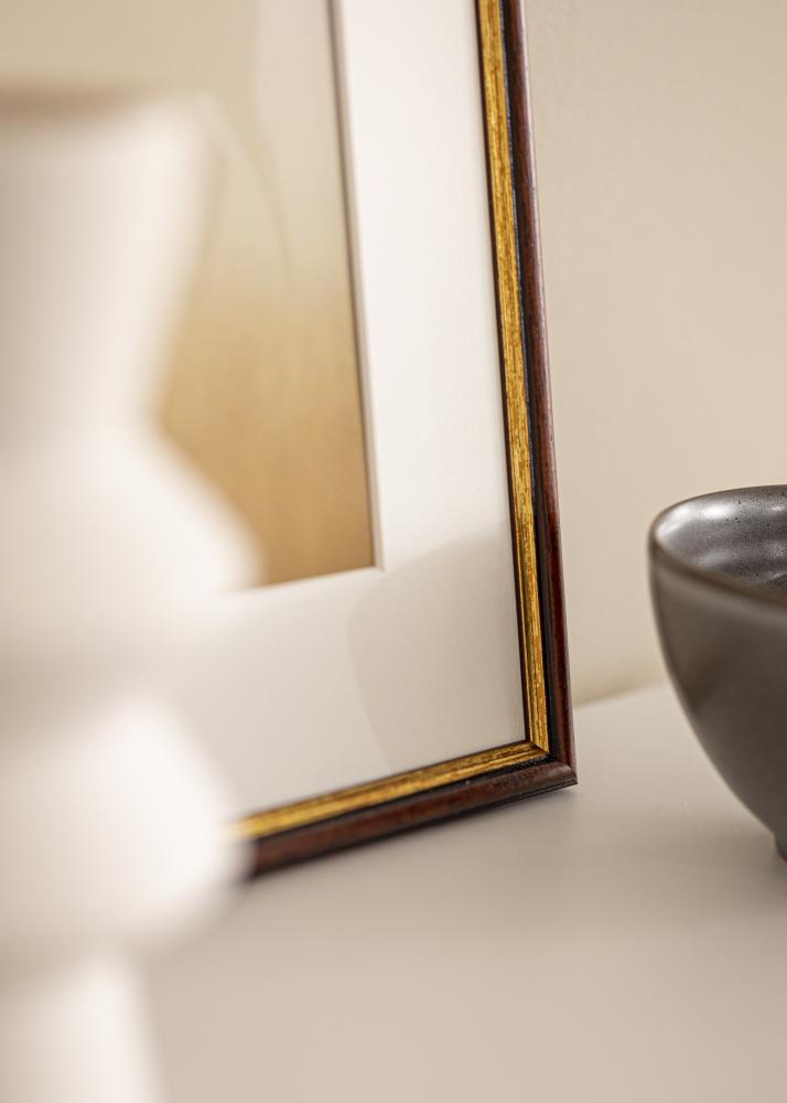 Raam Horndal pruun 34x42 cm - paspartuu Valge 25x32 cm