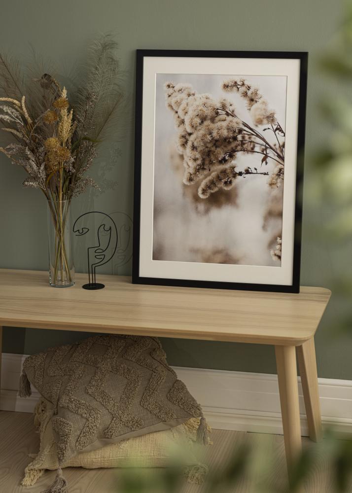 Raam Black Wood Akruulklaas 50x80 cm