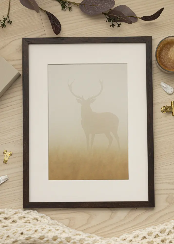 Raam Trendy Akrüülklaas Pähkel 30x80 cm