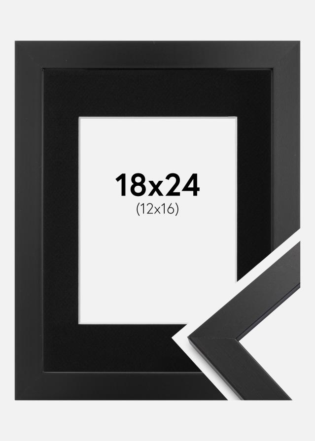 Raam Black Wood 18x24 cm - paspartuu muster 13x17 cm