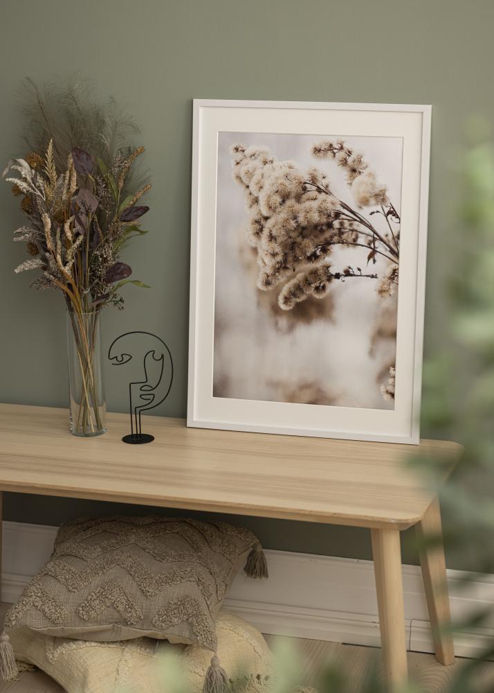 Raam Trendy valge 50x50 cm - paspartuu valge 40x40 cm