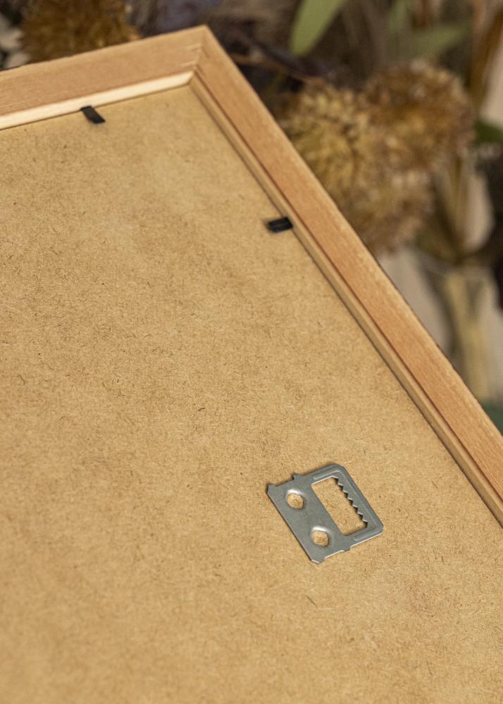 Raam Siljan pruun 45x45 cm - paspartuu Valge 14x14 tolli