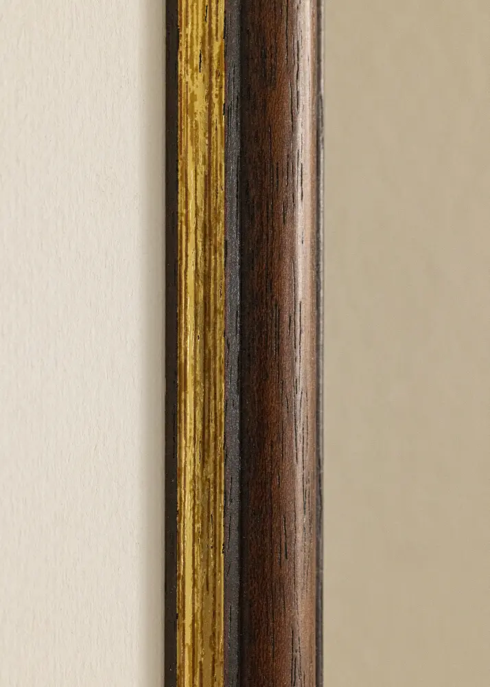 Raam Siljan pruun 45x45 cm - paspartuu Valge 34x34 cm