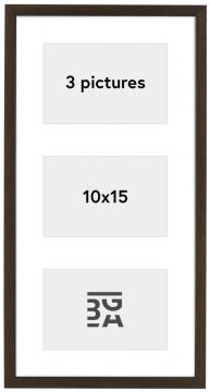 Edsbyn kollaazraam XIII, pähkel - 3 pilti (10x15 cm)