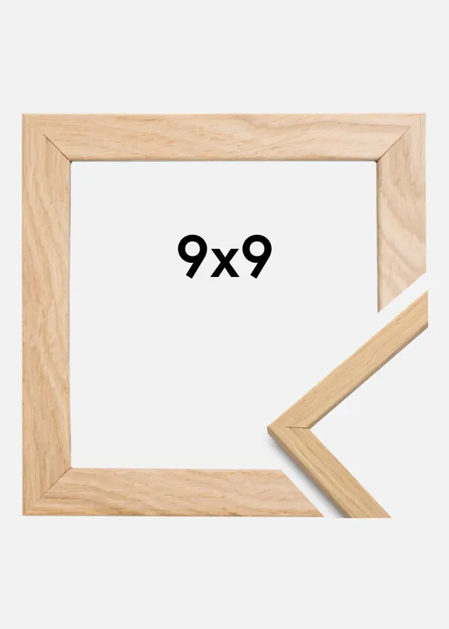Raam Edsbyn Akruulklaas tamm 9x9 cm