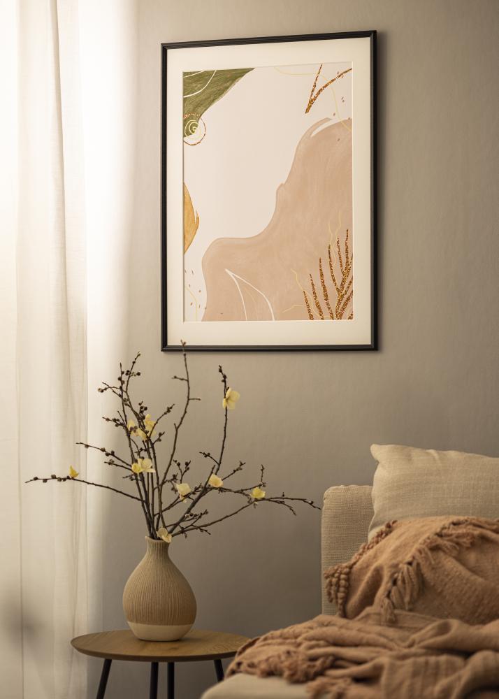 Raam Horndal muster 40x60 cm - paspartuu valge 25x50 cm