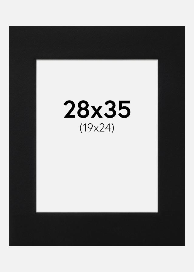 Paspartuu muster standard Valge äär 28x35 cm (19x24)