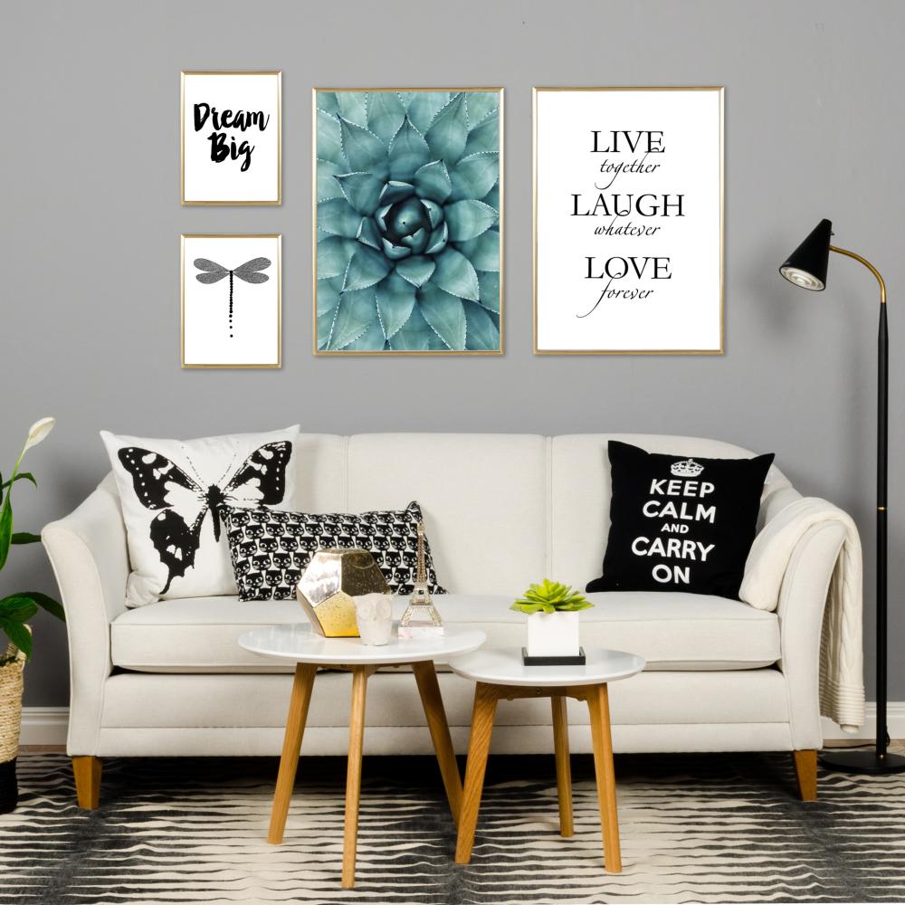 Live, laugh, love - muster Plakat
