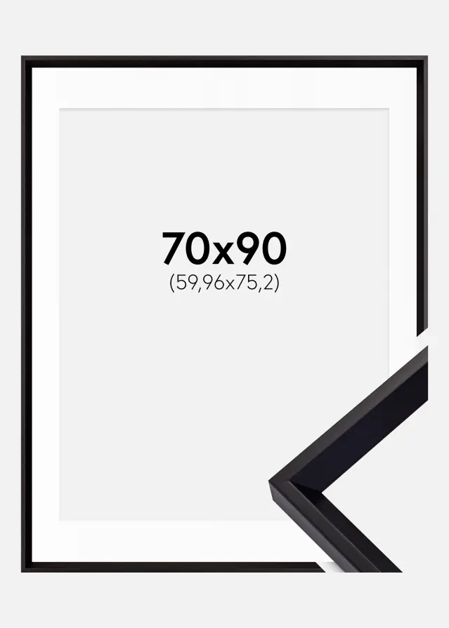 Raam Globe muster 70x90 cm - paspartuu valge 24x30 inches