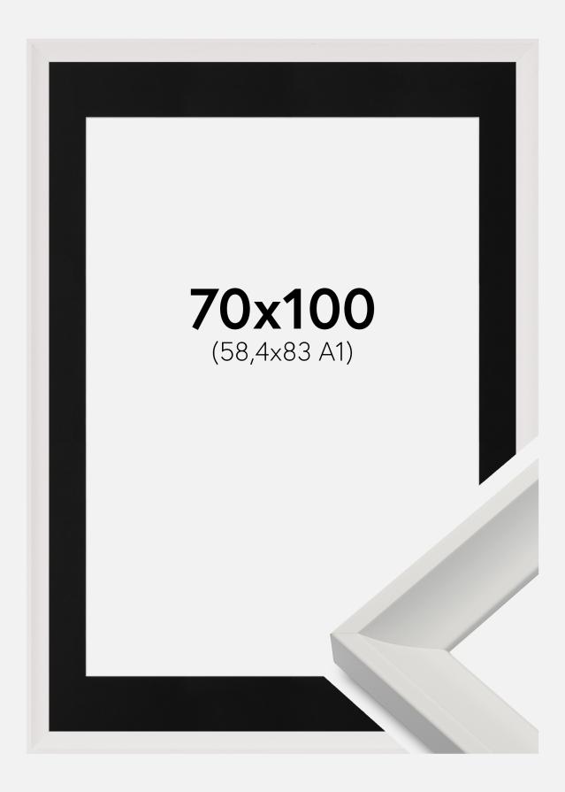 Raam Öjaren valge 70x100 cm - paspartuu muster 59,4x84 cm (A1)