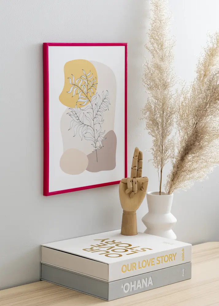 Raam New Lifestyle Rose 30x40 cm - paspartuu valge 21x30 cm