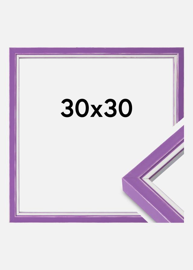 Raam Diana Akruulklaas lilla 30x30 cm