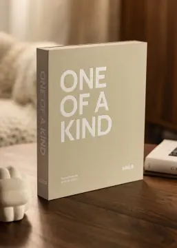 KAILA ONE OF A KIND Grey - Coffee Table Photo Album (60 musta lehekülge)