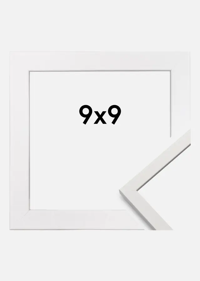 Raam Edsbyn valge 9x9 cm