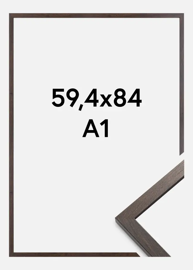 Raam Trendy Akruulklaas Pahkel 59,4x84 cm (A1)