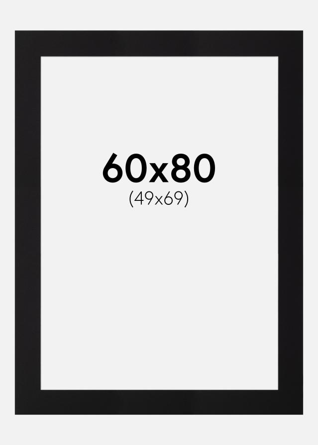 Paspartuu muster standard Valge äär 60x80 cm (49x69)