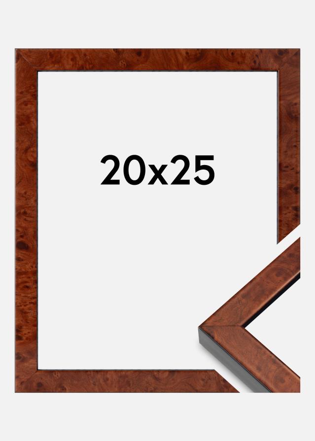 Raam Hermes Akruulklaas Burr Walnut 20x25 cm