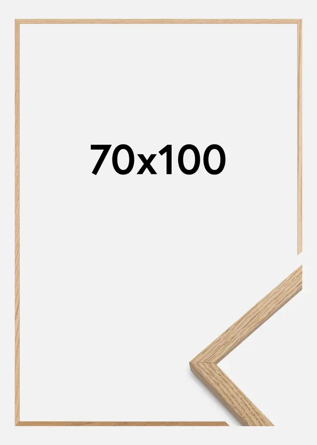 Raam Oslo Akruulklaas tamm 70x100 cm