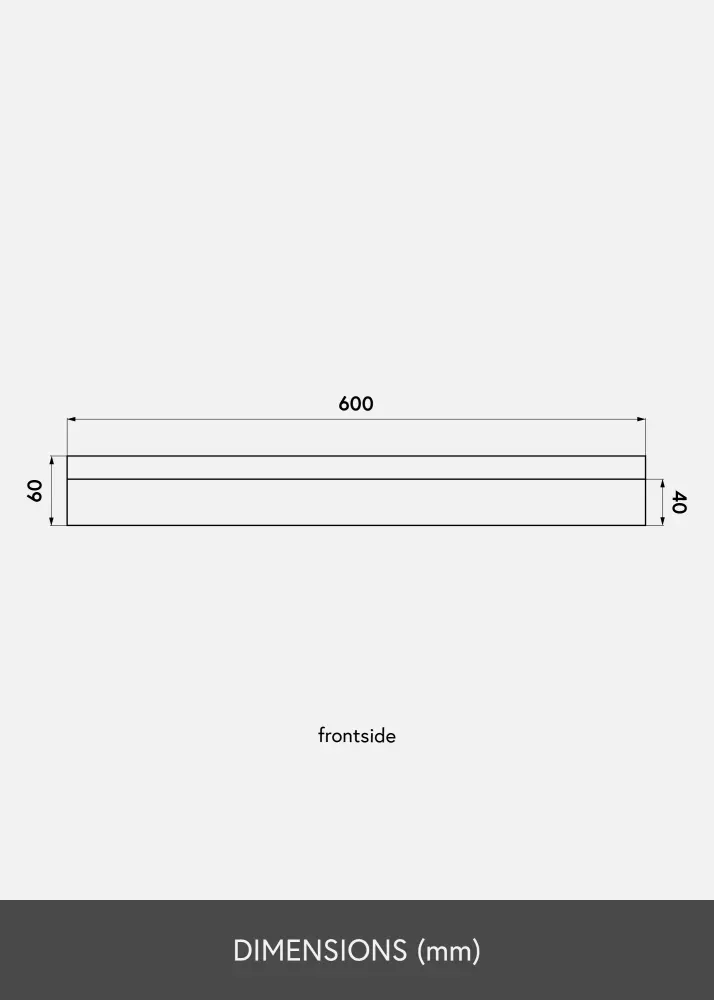 KAILA Pildiriiul Valge 60 cm