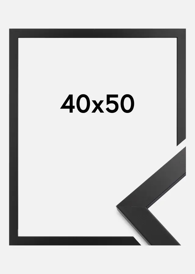 Raam Black Wood preemium matt  40x50 cm