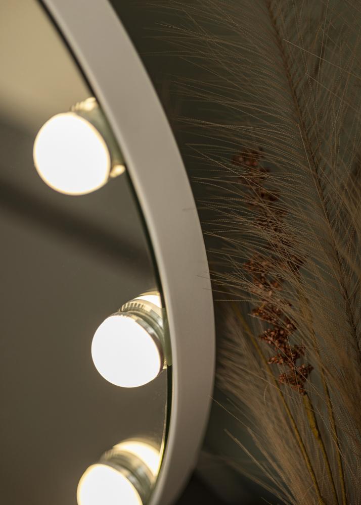 KAILA meikimispeegel V valge - 50x48 cm